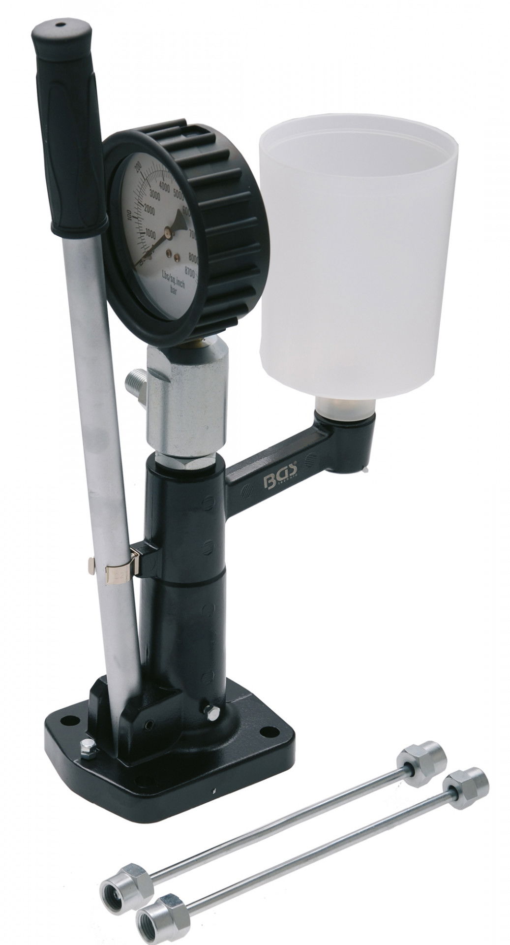 BGS Technic 9-62650 porlasztó beállító-vizsgáló teszter diesel injektorokhoz,  600 bar termék fő termékképe